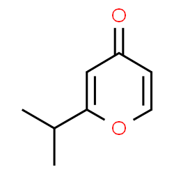 4H-Pyran-4-one,2-(1-methylethyl)-(9CI) structure