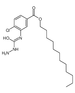 dodecyl 4-chloro-3-(hydrazinecarbonylamino)benzoate Structure