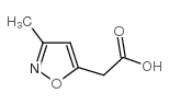 3-甲基-5-异恶唑乙酸结构式