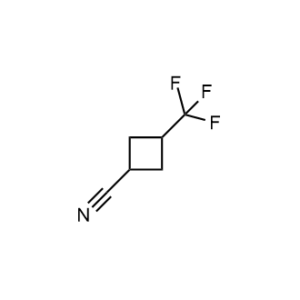 3-(三氟甲基)环丁烷-1-甲腈结构式