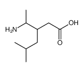 3-(1-aminoethyl)-5-methylhexanoic acid结构式