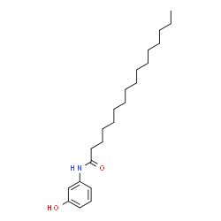 Hexadecanamide, N-(3-hydroxyphenyl)-结构式