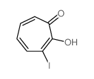 2,4,6-Cycloheptatrien-1-one,2-hydroxy-3-iodo- structure