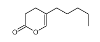 3,4-Dihydro-5-pentyl-2H-pyran-2-one Structure