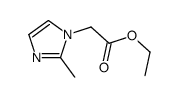 ETHYL 2-(2-METHYL-1H-IMIDAZOL-1-YL)ACETATE Structure