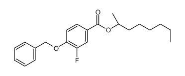 [(2R)-octan-2-yl] 3-fluoro-4-phenylmethoxybenzoate结构式