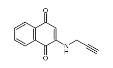 2-(prop-2-yn-1-ylamino)naphthalene-1,4-dione Structure