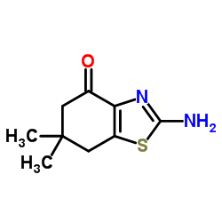 2-Amino-6,6-dimethyl-6,7-dihydro-1,3-benzothiazol-4(5H)-one结构式