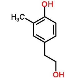 4-(2-Hydroxyethyl)-2-methylphenol Structure