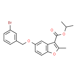 propan-2-yl 5-[(3-bromobenzyl)oxy]-2-methyl-1-benzofuran-3-carboxylate picture