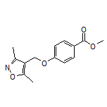 Methyl 4-[(3,5-Dimethyl-4-isoxazolyl)methoxy]benzoate Structure