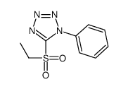 1H-Tetrazole, 5-(ethylsulfonyl)-1-phenyl- structure