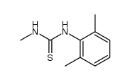 1-(2,6-dimethylphenyl)-3-methylthiourea Structure