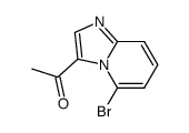 3-acetyl-5-bromoimidazo[1,2-a]pyridine Structure