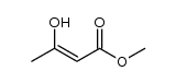 2-Butenoic acid, 3-hydroxy-, methyl ester (9CI)结构式