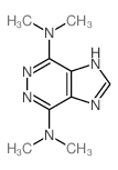 N,N,N,N-tetramethyl-3,4,7,9-tetrazabicyclo[4.3.0]nona-2,4,7,10-tetraene-2,5-diamine结构式