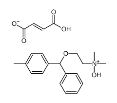 hydroxy-dimethyl-[2-[(4-methylphenyl)-phenylmethoxy]ethyl]azanium,(Z)-4-hydroxy-4-oxobut-2-enoate Structure