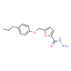 5-[(4-Propylphenoxy)methyl]-2-furohydrazide结构式