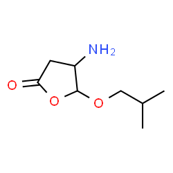 2(3H)-Furanone,4-aminodihydro-5-(2-methylpropoxy)-(9CI) Structure