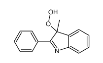 3-hydroperoxy-3-methyl-2-phenylindole Structure