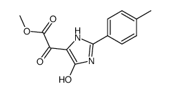 oxo-(5-oxo-2-p-tolyl-4,5-dihydro-1H-imidazol-4-yl)-acetic acid methyl ester Structure