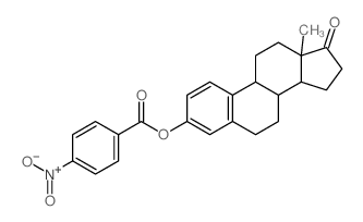 Estrone, p-nitrobenzoate Structure