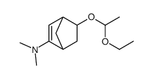 5-(1-ethoxyethoxy)-N,N-dimethylbicyclo[2.2.1]hept-2-en-2-amine Structure