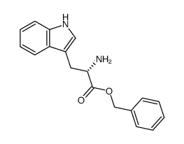 L-色氨酸苯甲酯结构式