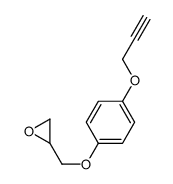 2-[(4-prop-2-ynoxyphenoxy)methyl]oxirane Structure