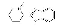 2-(1-methylpiperidin-2-yl)-1H-benzimidazole结构式