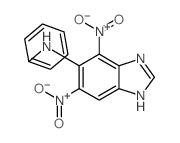 4,6-dinitro-N-phenyl-1H-benzoimidazol-5-amine结构式