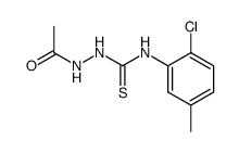 1-acetyl-4-(2-chloro-5-methylphenyl)-3-thiosemicarbazide Structure