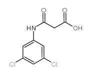 3-(3,5-dichloroanilino)-3-oxopropanoic acid structure