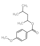 4-methylpentan-2-yl 4-methoxybenzoate Structure