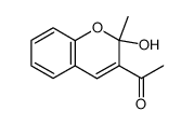 1-(2-hydroxy-2-methyl-2H-chromen-3-yl)-1-ethanone Structure