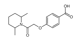 4-(2-(2,6-二甲基哌啶-1-基)-2-氧代乙氧基)苯甲酸图片