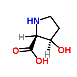 (3S)-3-Hydroxy-L-proline structure