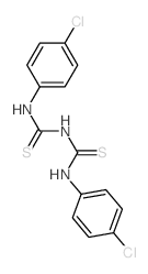 1-(4-chlorophenyl)-3-[(4-chlorophenyl)carbamothioyl]thiourea Structure