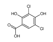 3,5-dichloro-2,4-dihydroxybenzoic acid结构式