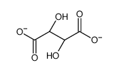 (2R,3S)-2,3-Dihydroxysuccinatato(2-)结构式