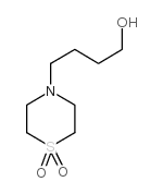 4-(4-HYDROXYBUTYL)THIOMORPHOLINE 1,1-DIOXIDE structure