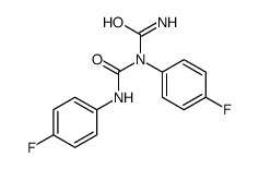 1-carbamoyl-1,3-bis(4-fluorophenyl)urea结构式