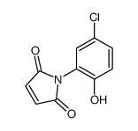 1-(5-chloro-2-hydroxyphenyl)pyrrole-2,5-dione Structure