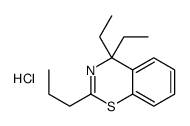 4,4-diethyl-2-propyl-1,3-benzothiazine,hydrochloride结构式