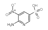 6-Amino-5-nitropyridine-3-sulfonic acid Structure