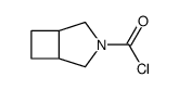 3-Azabicyclo[3.2.0]heptane-3-carbonyl chloride (9CI) structure