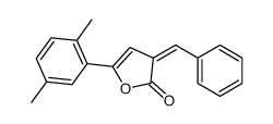 3-benzylidene-5-(2,5-dimethylphenyl)furan-2-one Structure