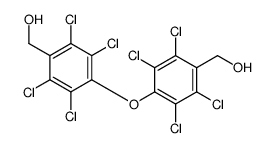 [2,3,5,6-tetrachloro-4-[2,3,5,6-tetrachloro-4-(hydroxymethyl)phenoxy]phenyl]methanol结构式