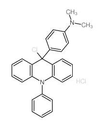 4-(9-chloro-10-phenyl-acridin-9-yl)-N,N-dimethyl-aniline结构式