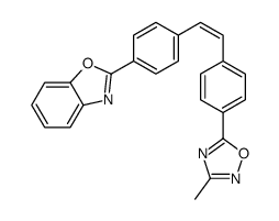 2-[4-[2-[4-(3-methyl-1,2,4-oxadiazol-5-yl)phenyl]vinyl]phenyl]benzoxazole picture